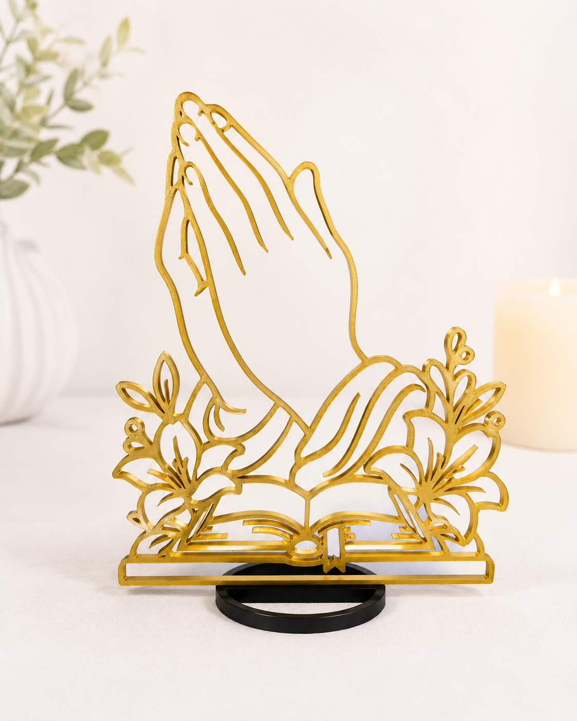 Christian Church Banquet Centerpiece – Prayer Breakfast, Bible Study, Baptism & Faith Celebration Table Decor