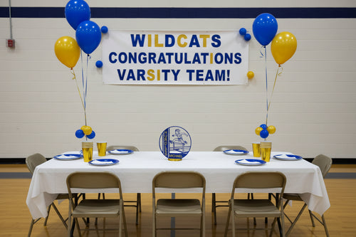 Boy Hurdles Centerpiece: Track Banquet Graduation Decor