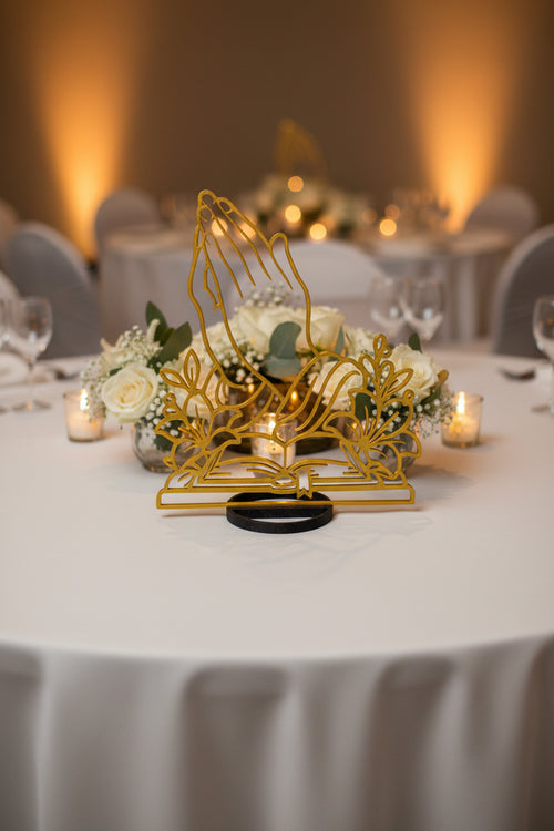 Christian Church Banquet Centerpiece – Prayer Breakfast, Bible Study, Baptism & Faith Celebration Table Decor