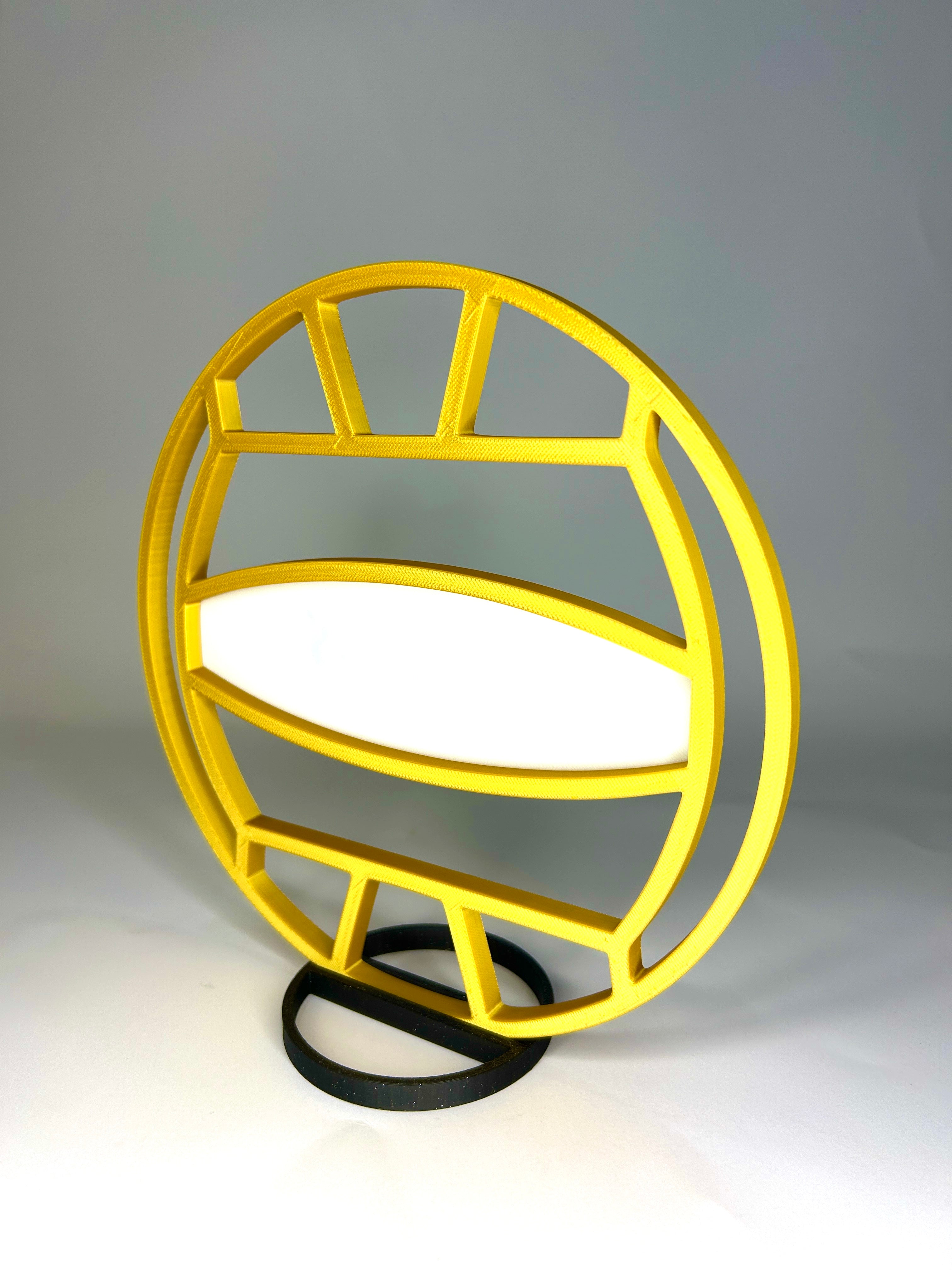 Water Polo Banquet Table Centerpiece - 8" Ball with Personalization