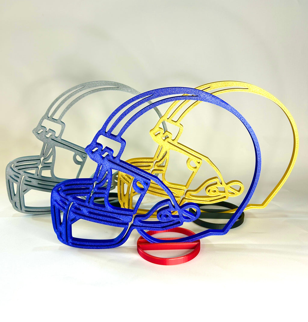 Football Helmet Graduation Centerpiece - Football Team Banquet Display