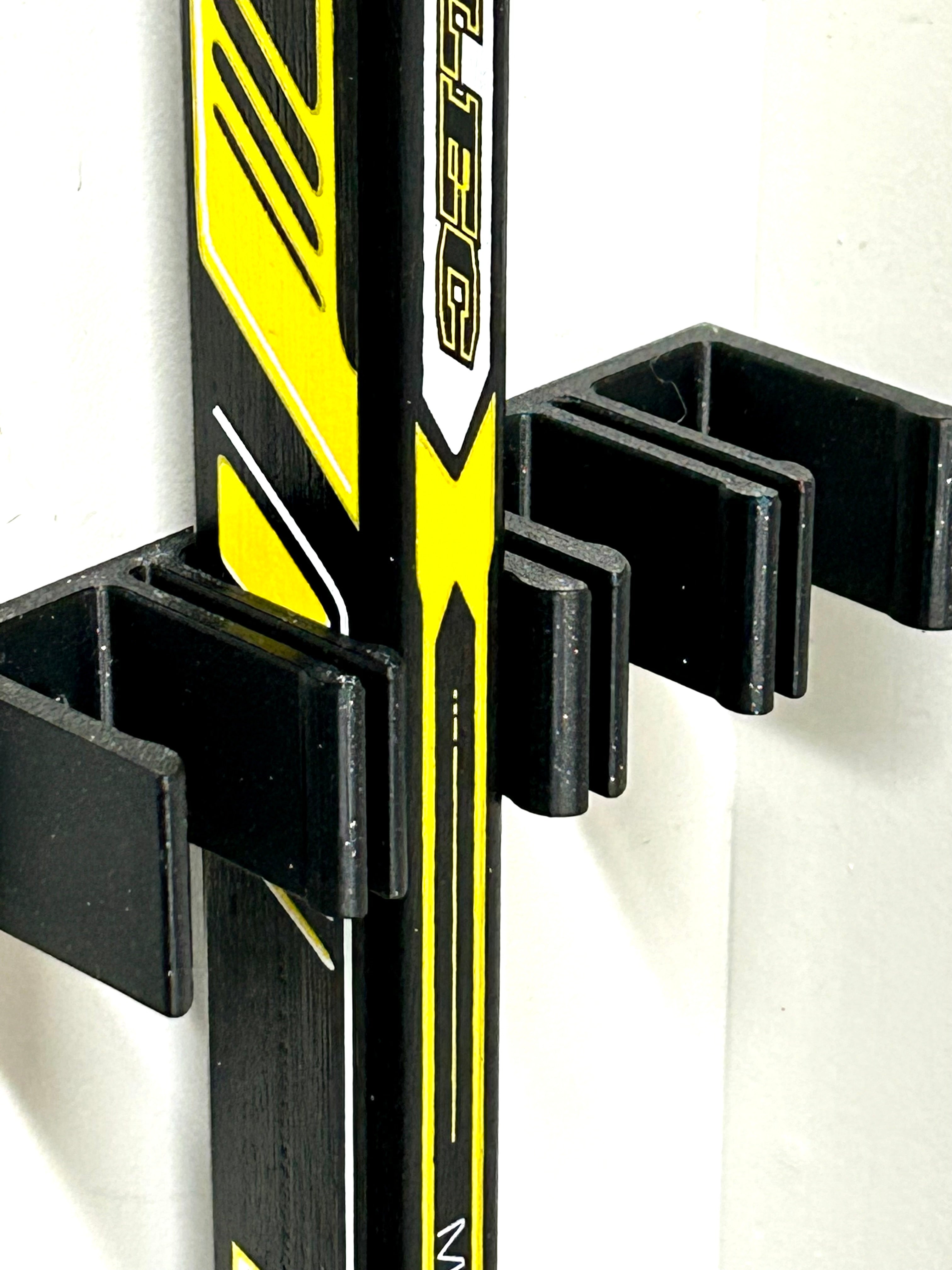Hockey Stick Wall Holder (2 sticks, 4 sticks) for Adult Stick