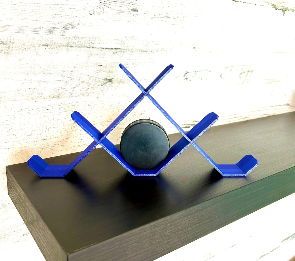 Hockey Puck Stand, 6 Puck Display Holder
