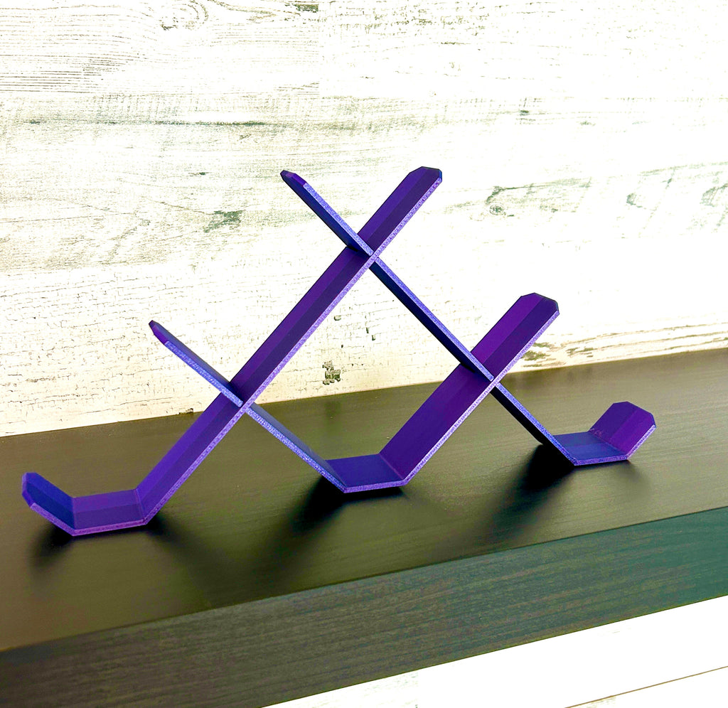 Hockey Puck Stand, 6 Puck Display Holder