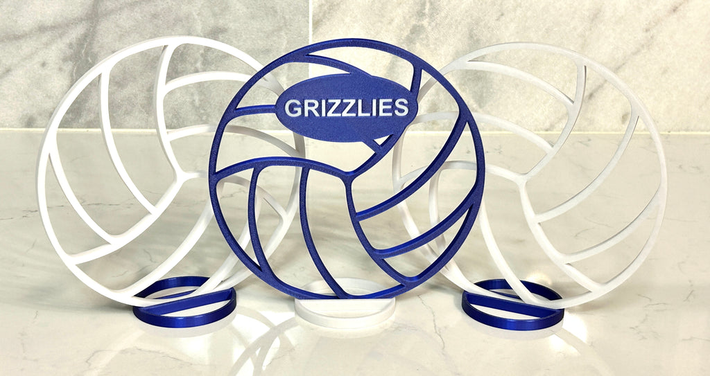 Volleyball Centerpiece - 8" Volleyball Banquet Table Centerpiece - Personalized - Volleyball Award