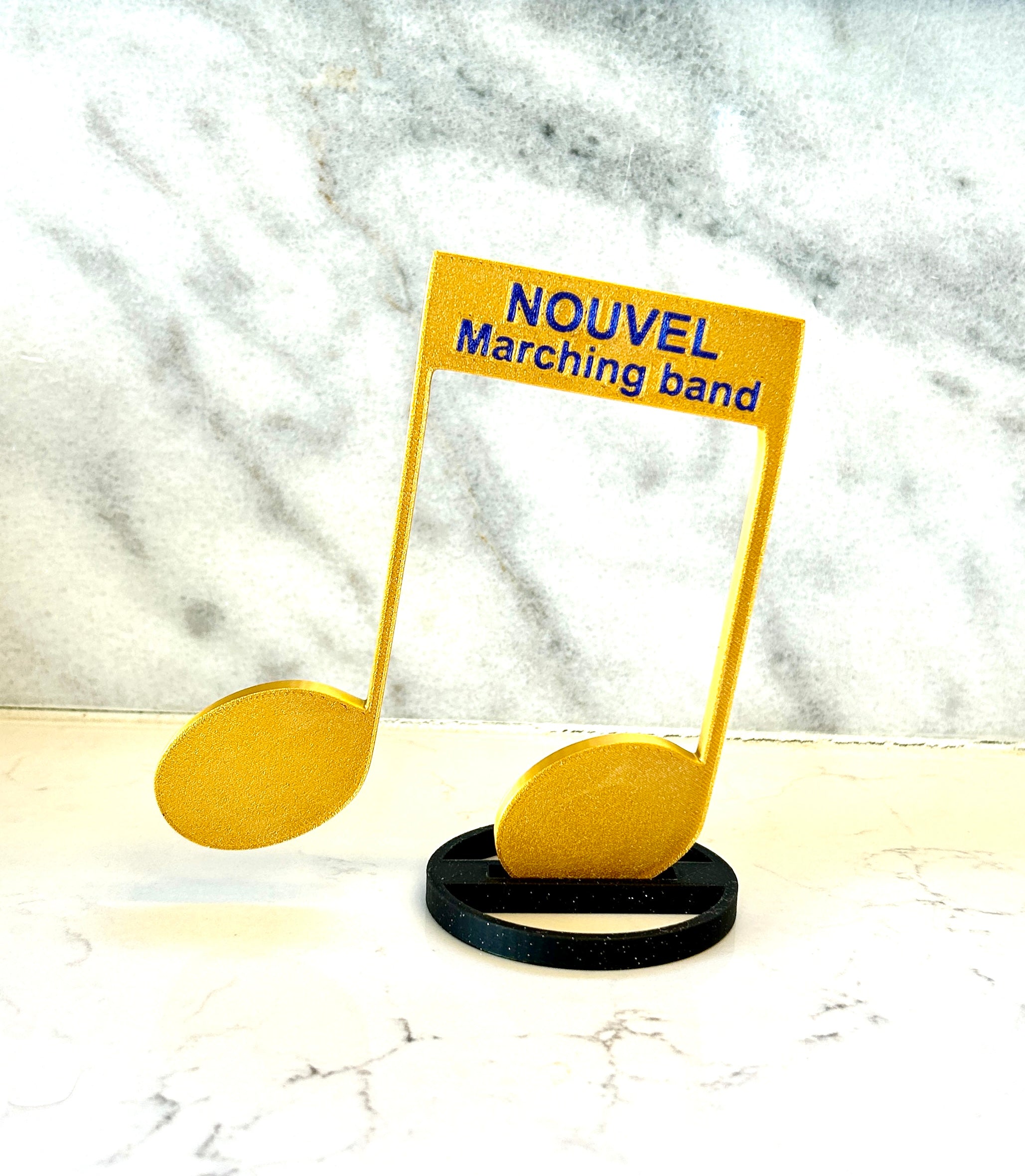 3D Printed Musical Note Centerpiece: Personalized Band Banquet Decor