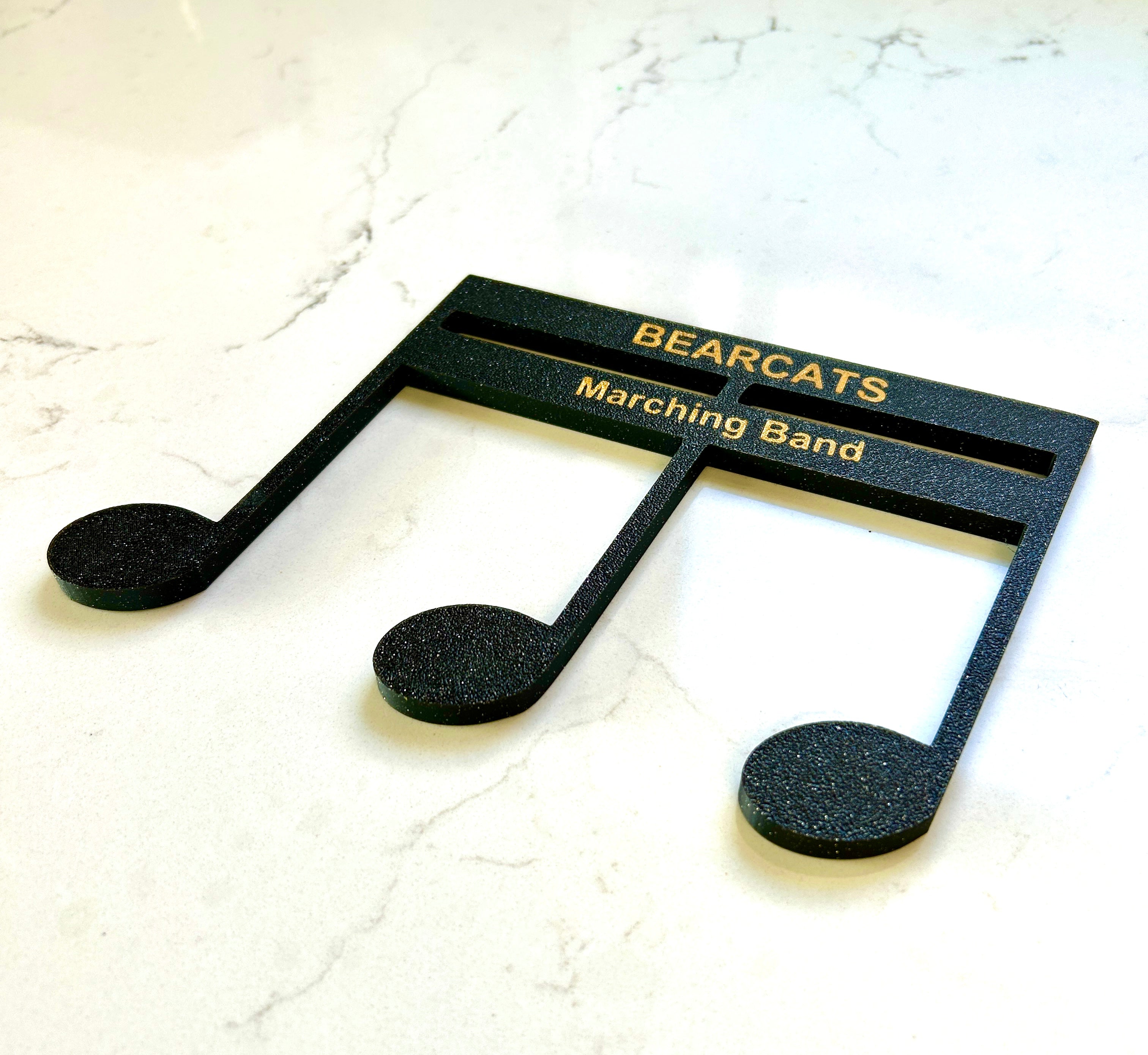 3D Printed Musical Note Centerpiece: Personalized Band Banquet Decor
