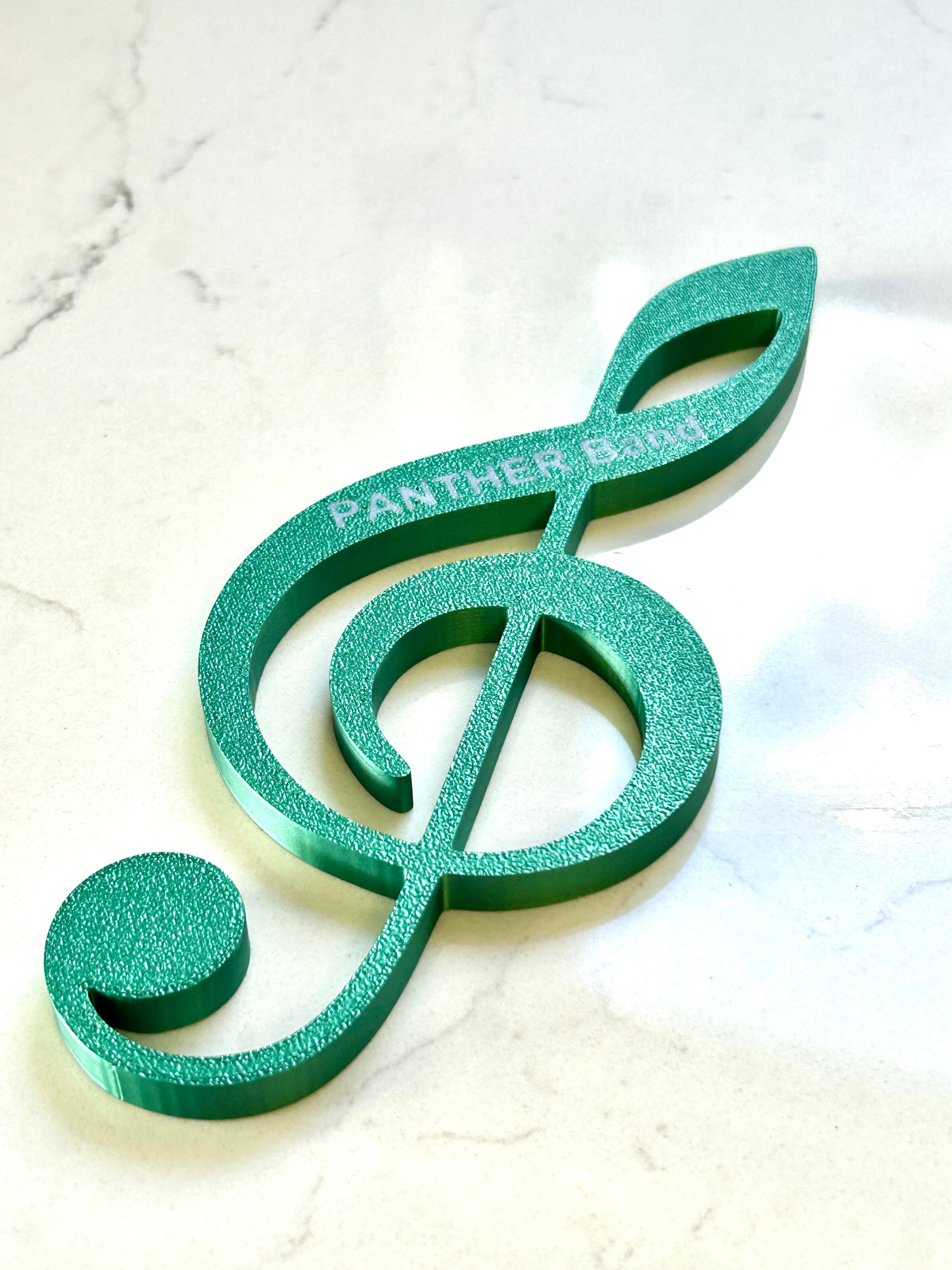 3D Printed Musical Note Centerpiece: Personalized Band Banquet Decor