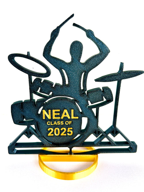 Drum Set Centerpiece: Rockstar Birthday, Graduation Party Decor
