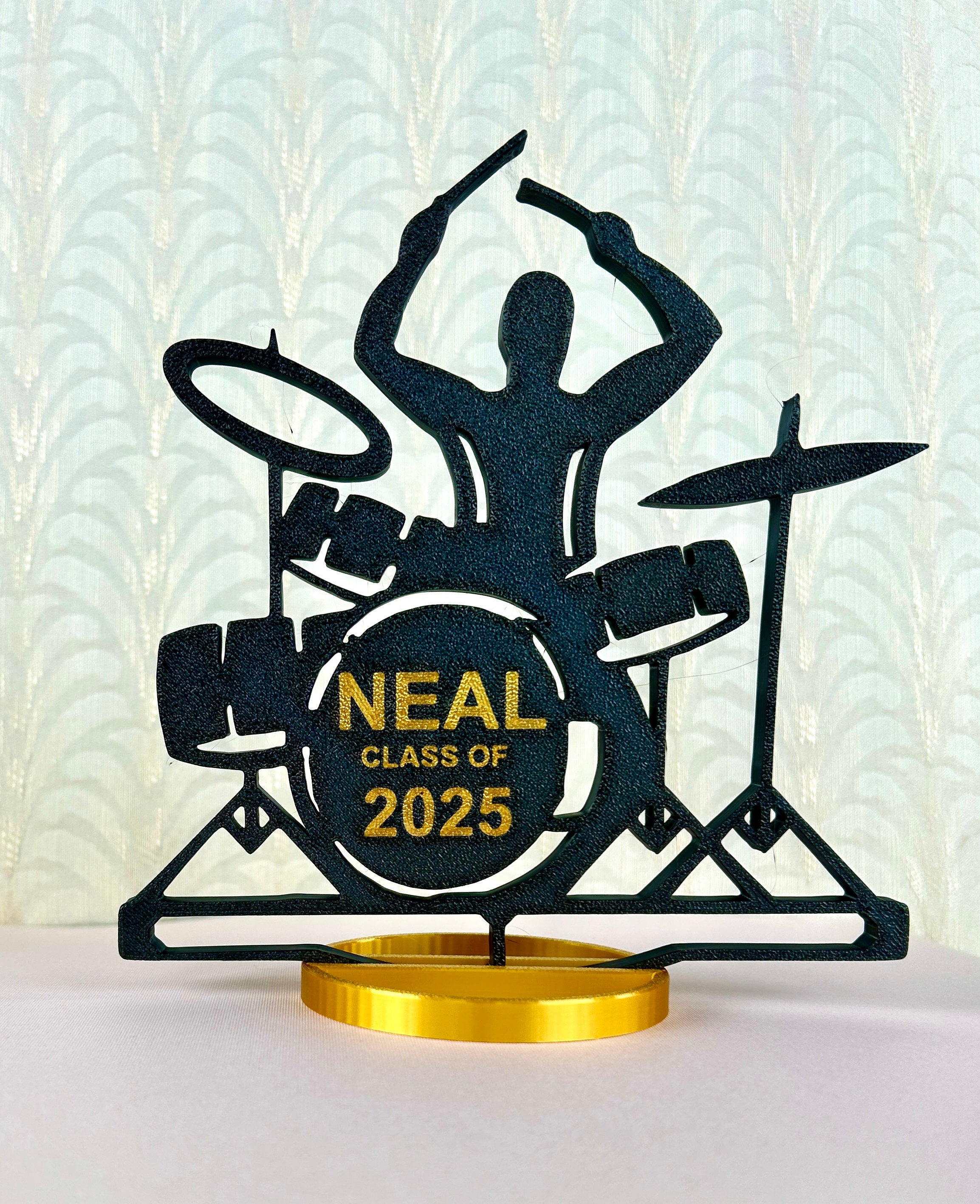 Drum Set Centerpiece: Rockstar Birthday, Graduation Party Decor