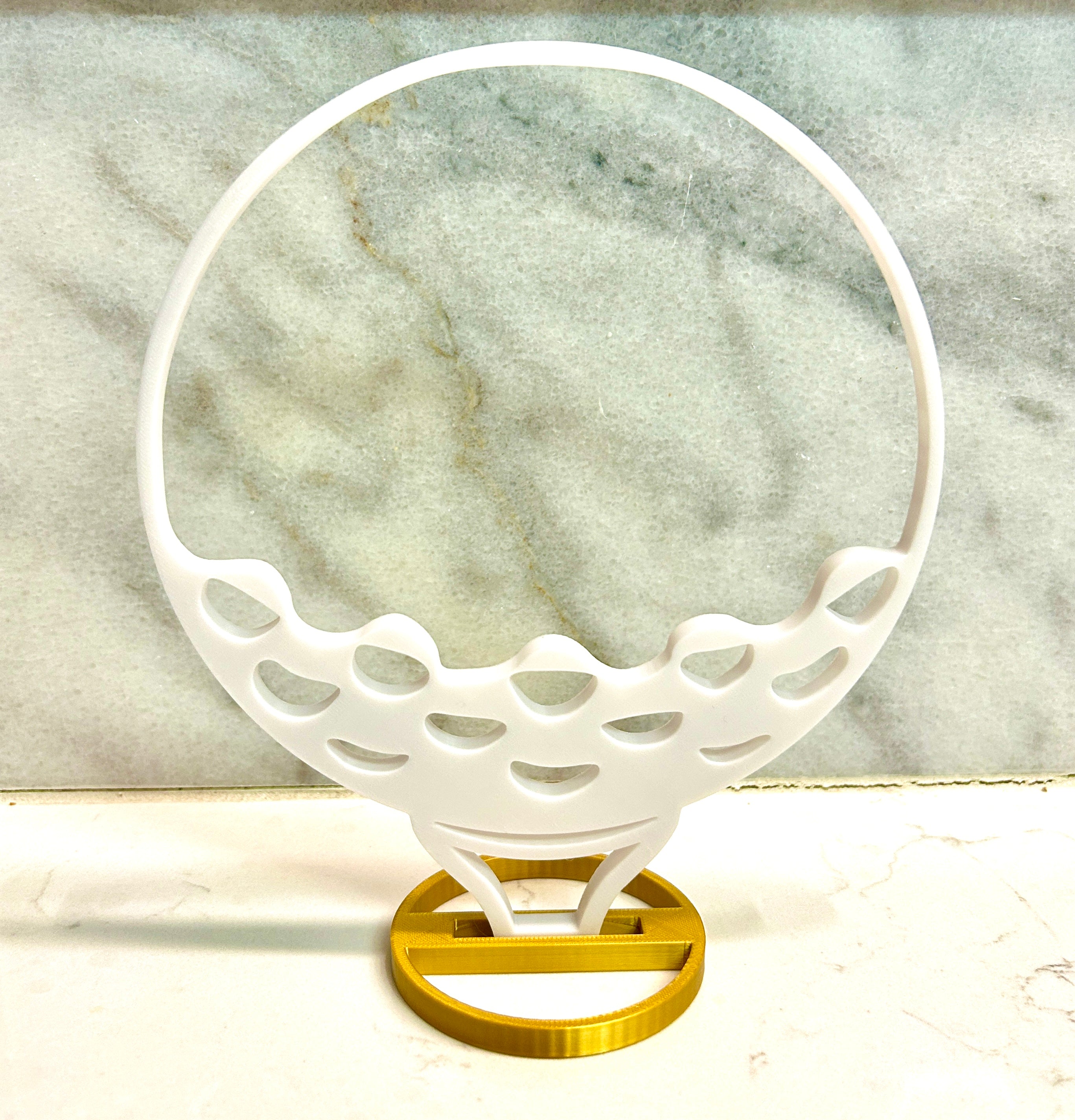 Golf Banquet Table Centerpiece, Golf Award, Golf Trophy