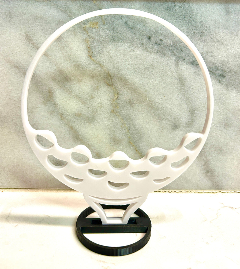 Golf Banquet Table Centerpiece, Golf Award, Golf Trophy