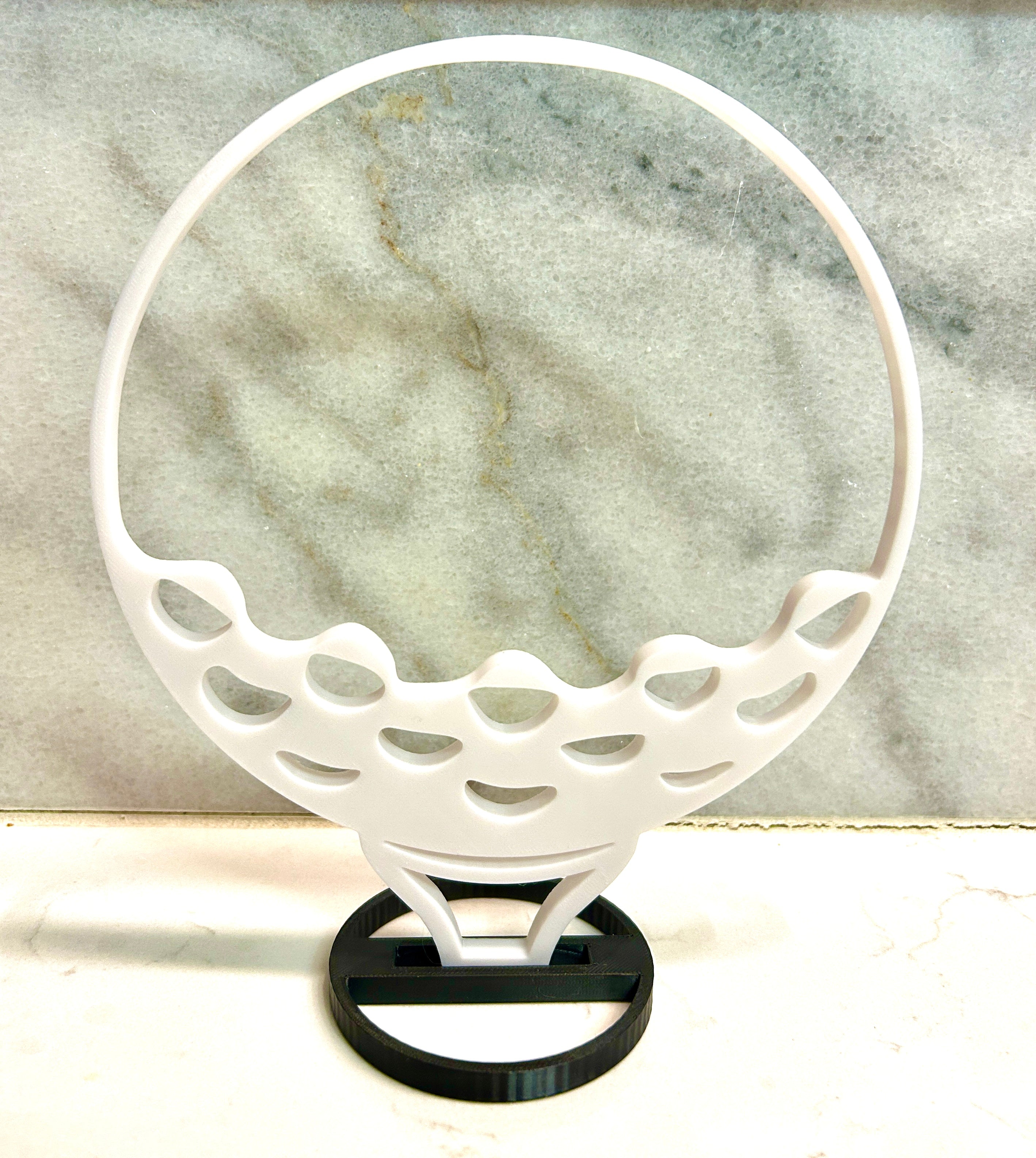 Golf Banquet Table Centerpiece, Golf Award, Golf Trophy