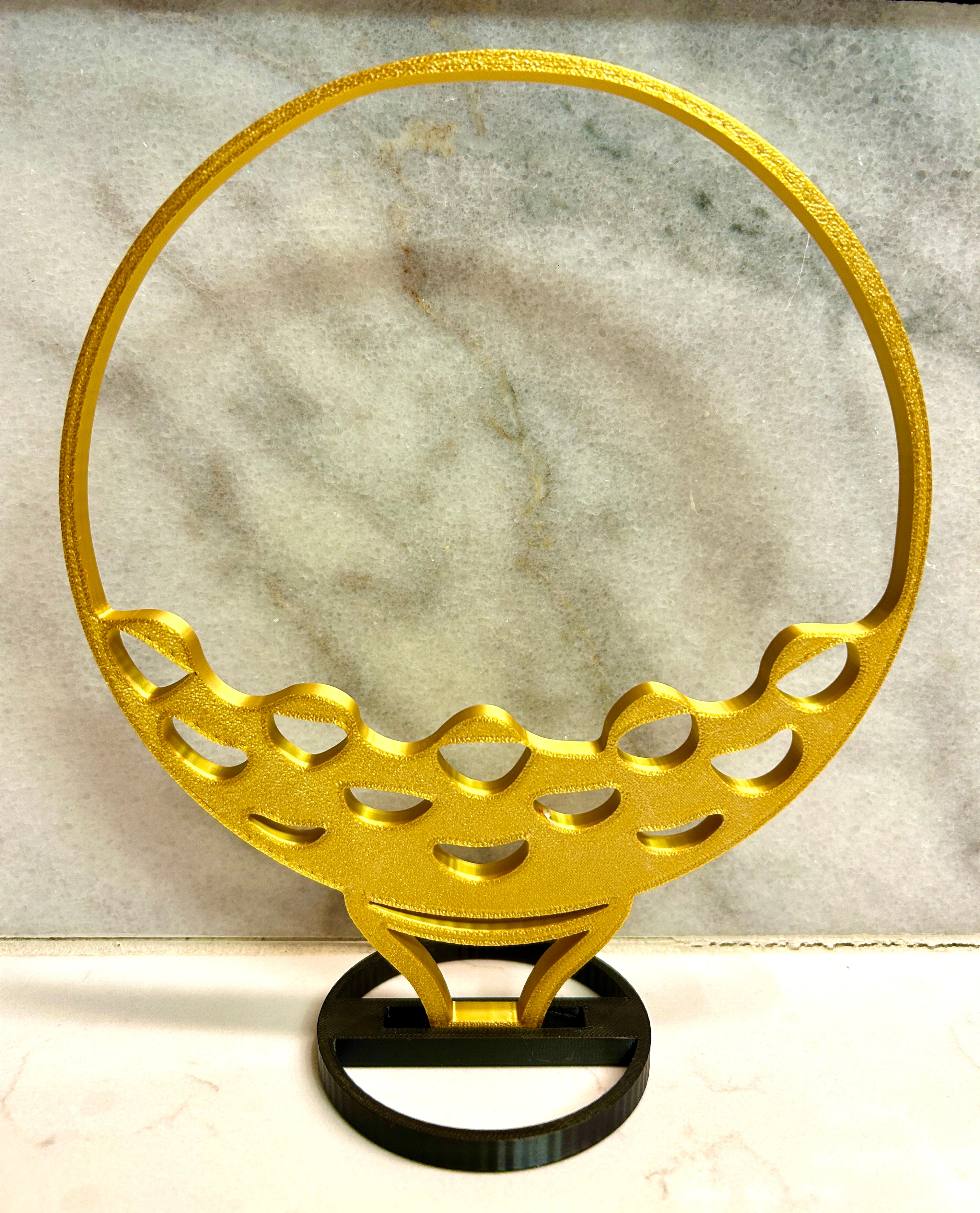 Golf Banquet Table Centerpiece, Golf Award, Golf Trophy