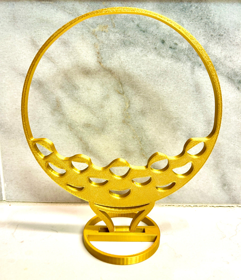 Golf Banquet Table Centerpiece, Golf Award, Golf Trophy