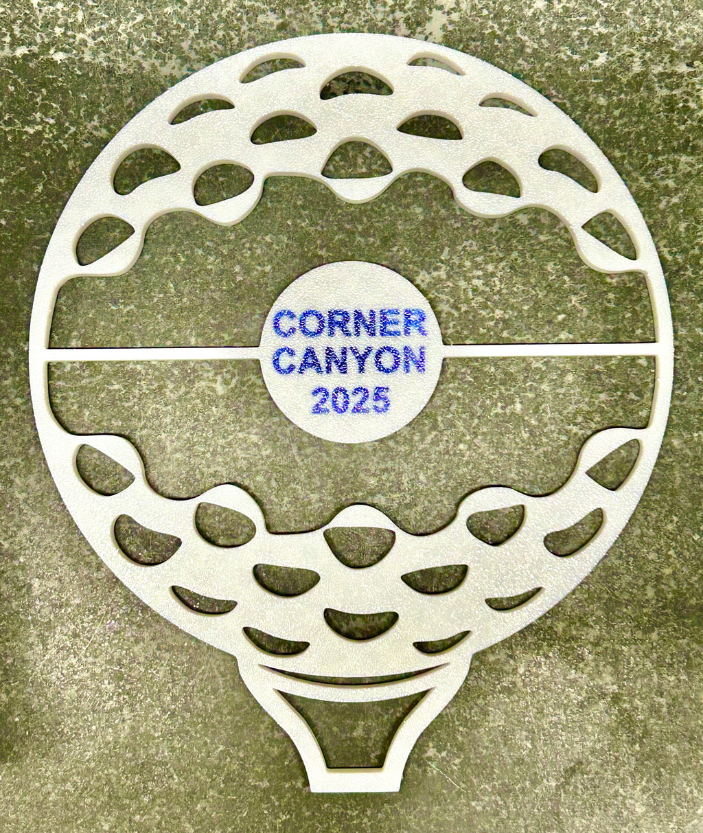 Personalized Golf Banquet Table Centerpiece, Golf Award, Golf Trophy