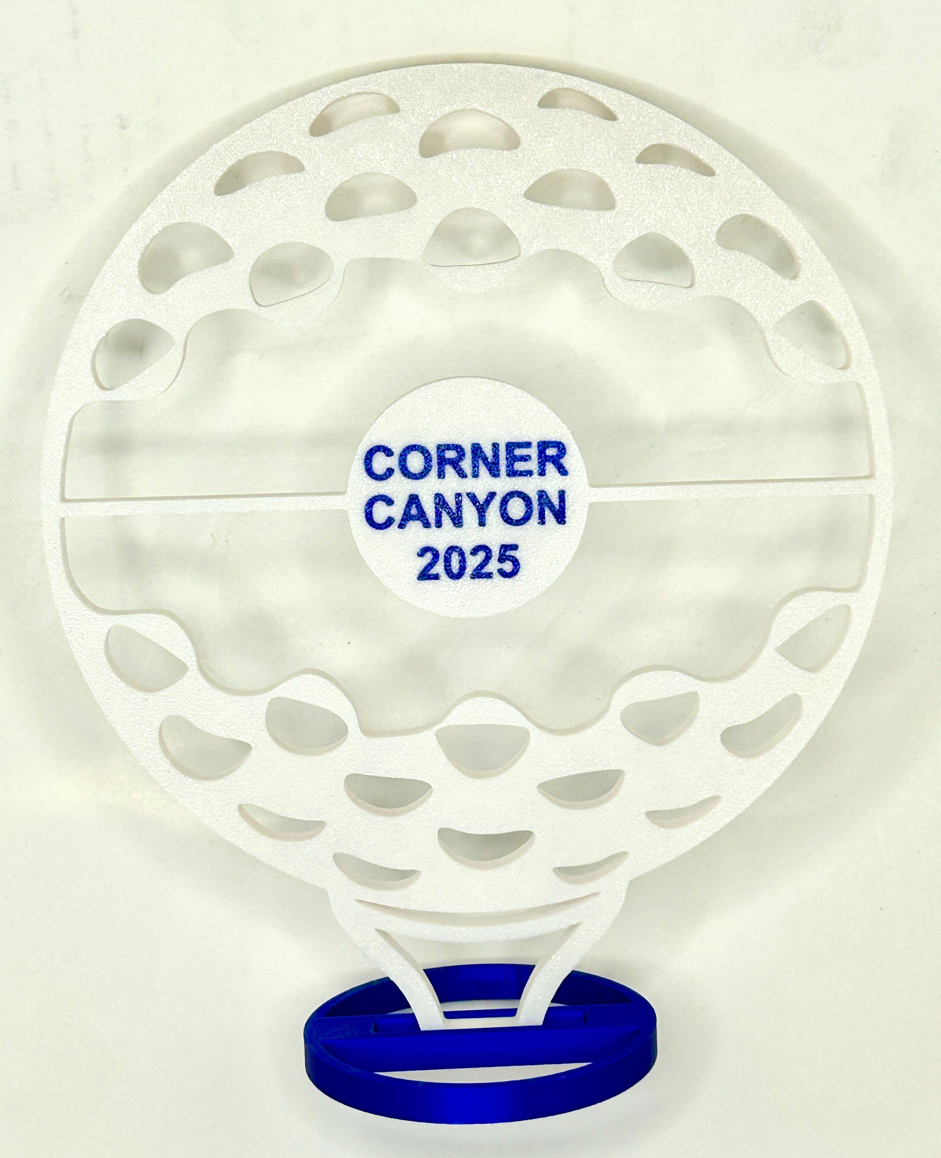 Personalized Golf Banquet Table Centerpiece, Golf Award, Golf Trophy