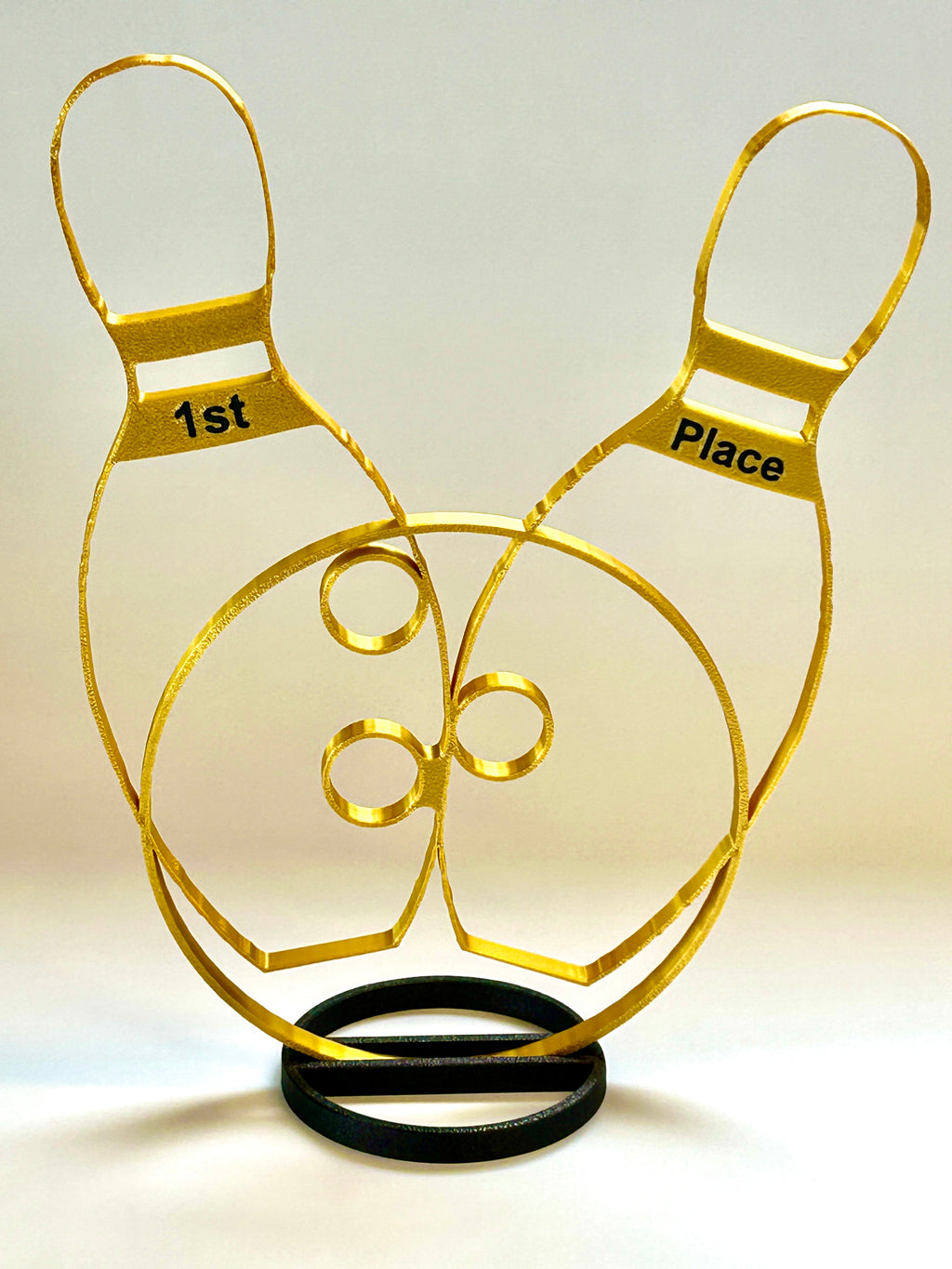 Personalized Bowling Trophy Centerpiece: Custom Team/Coach Gift