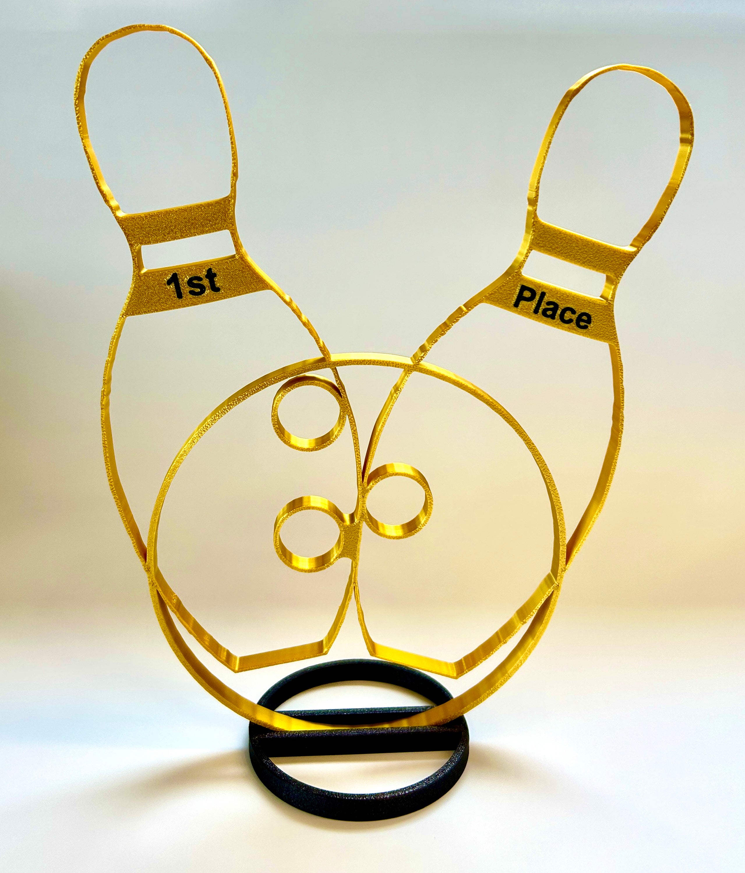 Personalized Bowling Trophy Centerpiece: Custom Team/Coach Gift
