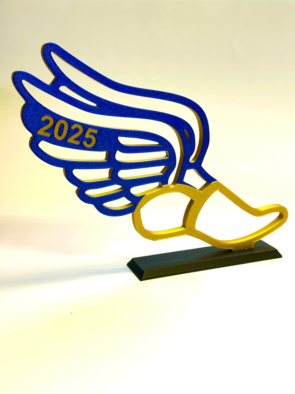 Track Award personalized for track banquets and graduation party centerpiece tables