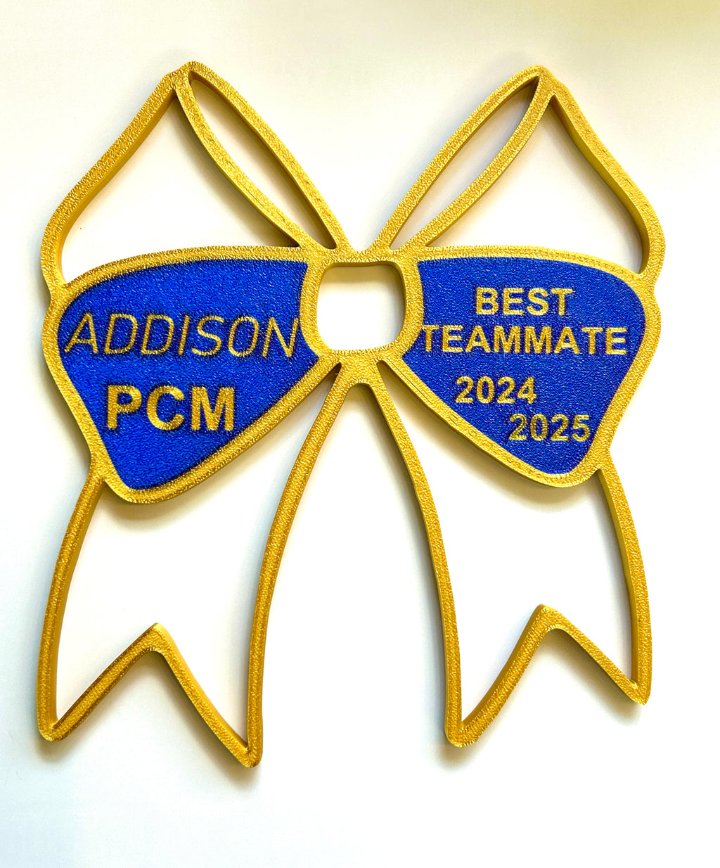 Cheer Award personalized for cheerleader banquets and graduation partiy centerpieces