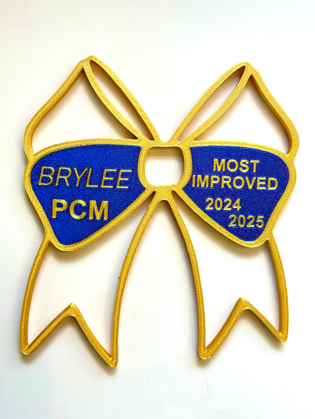 Cheer Award personalized for cheerleader banquets and graduation partiy centerpieces