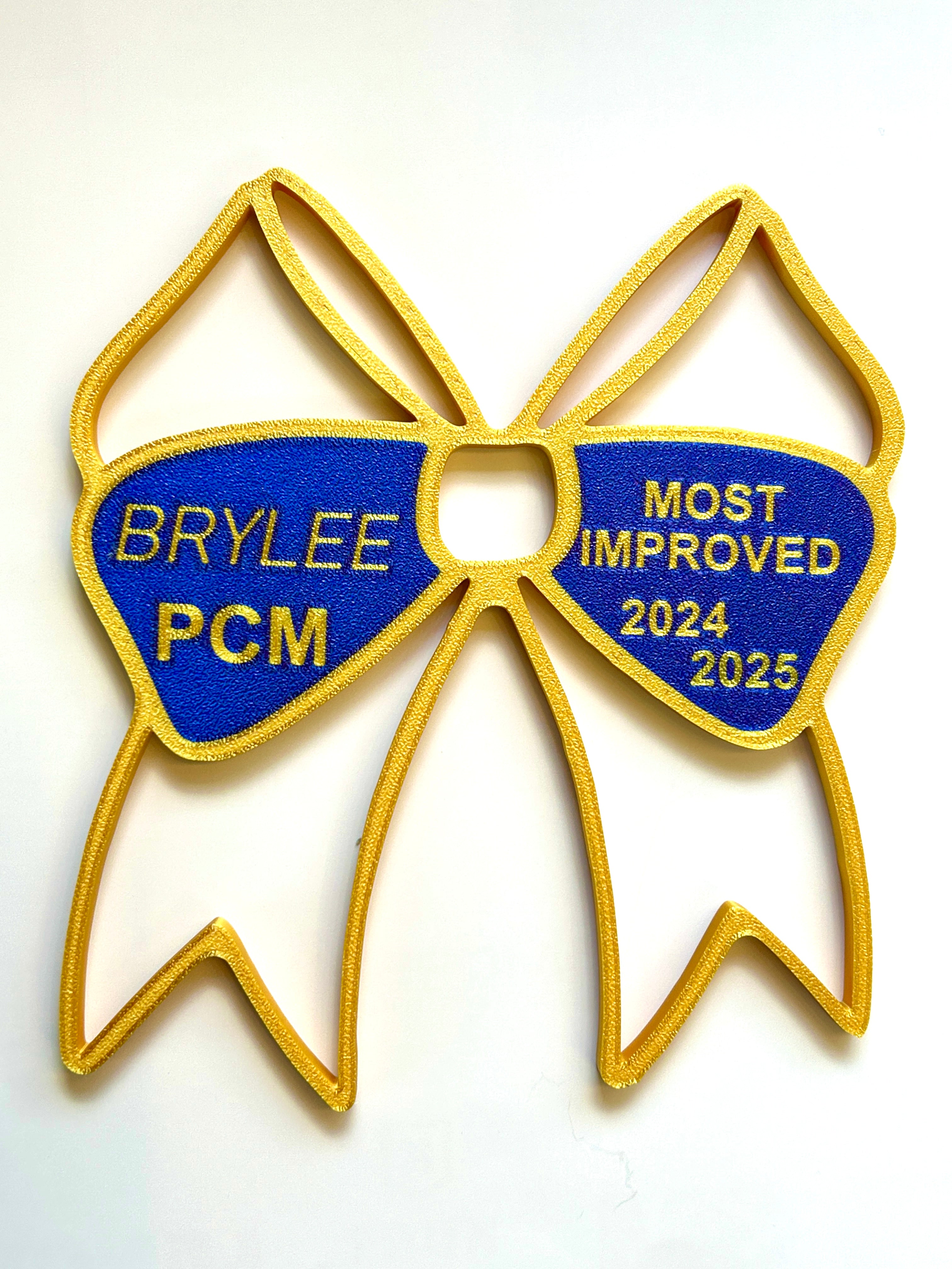 Cheer Award personalized for cheerleader banquets and graduation partiy centerpieces