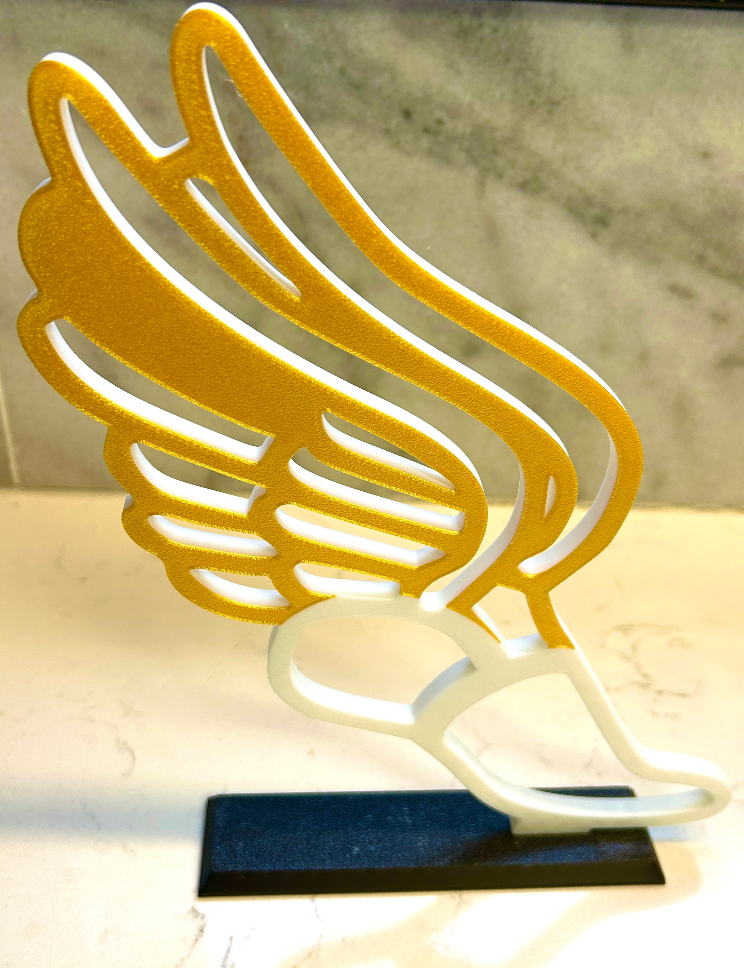 Track Award personalized for track banquets and graduation party centerpiece tables