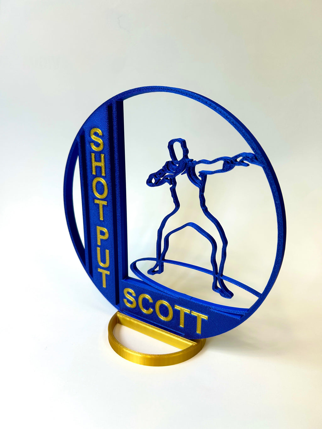 Male Shot Put - Track & Field - Banquet Table Centerpiece