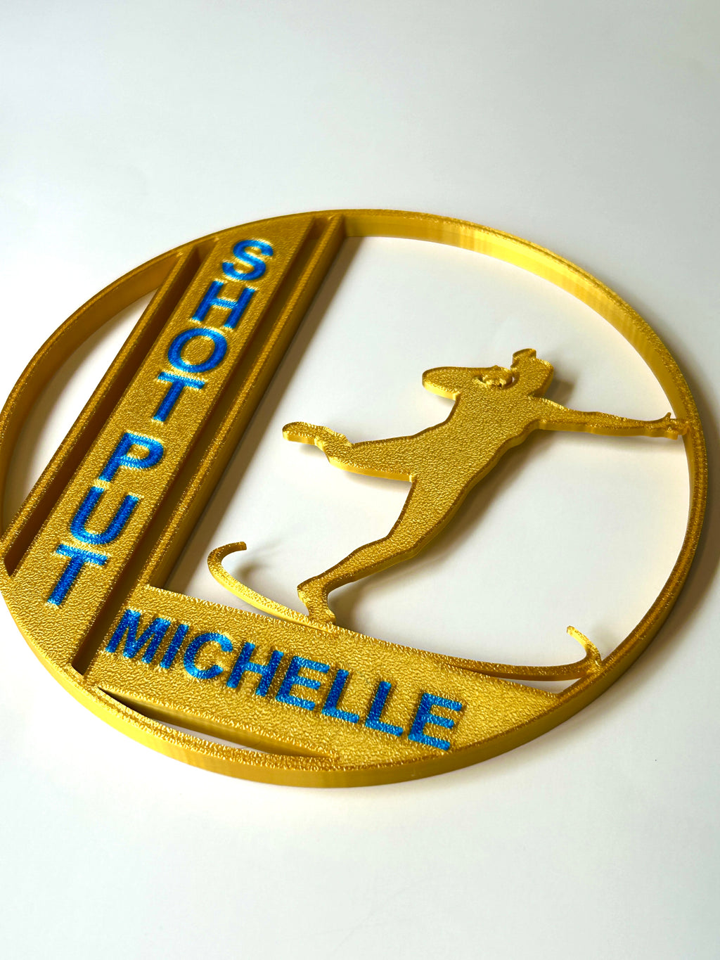 Girl's Shot Put - Track & Field - Banquet Table Centerpiece