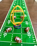 Gold Football with team name used on Graduation Party Table centerpiece 
