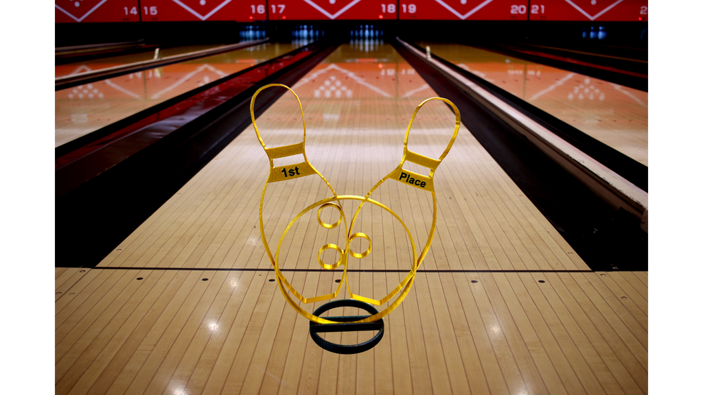 Personalized Bowling Trophy Centerpiece: Custom Team/Coach Gift