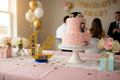 Girls Track Graduation Party Centerpiece