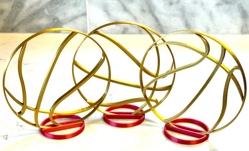 Gold Basketball used for Party Table centerpiece 