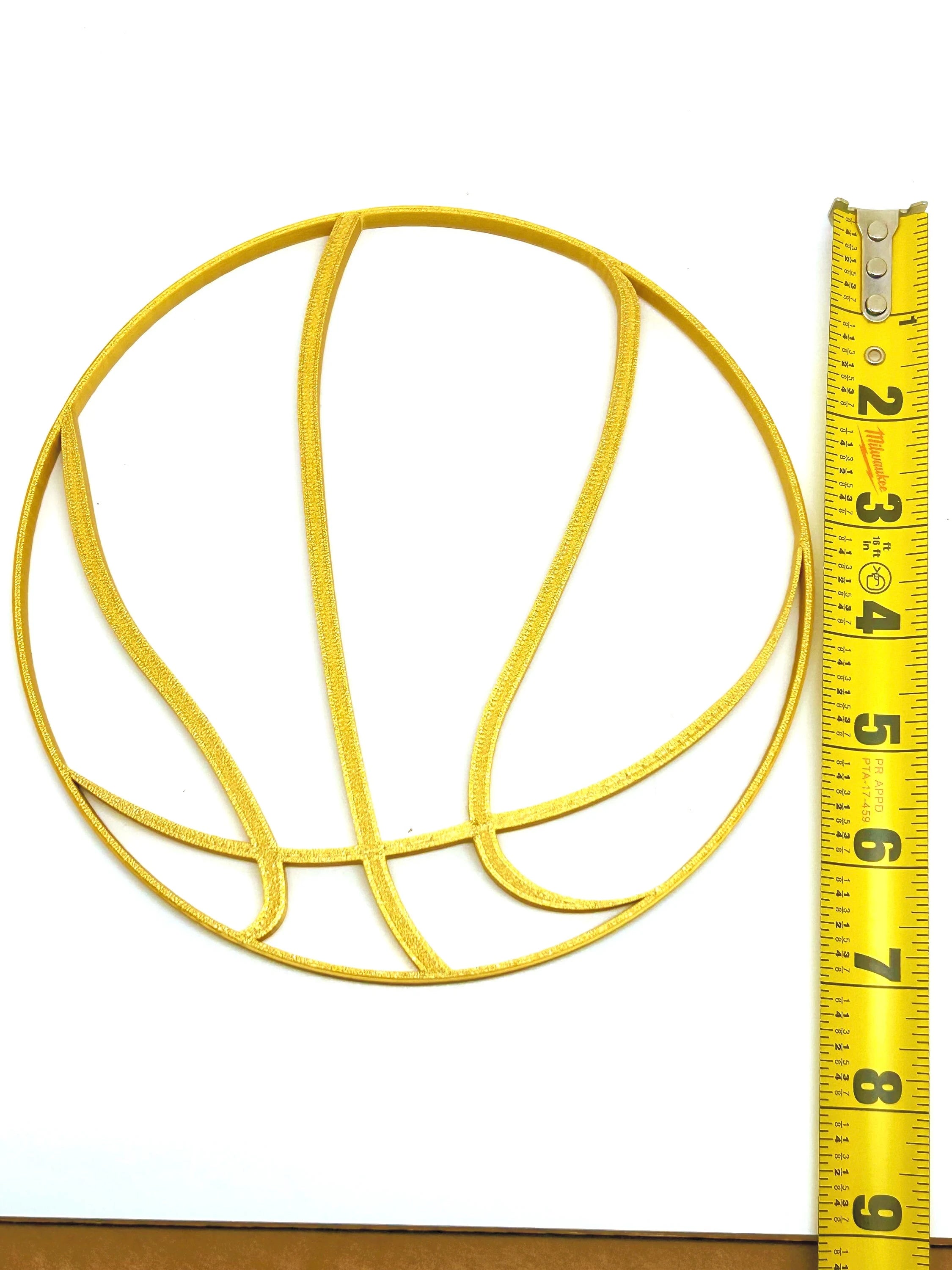 Basketball Banquet Table Centerpiece - 7" Ball