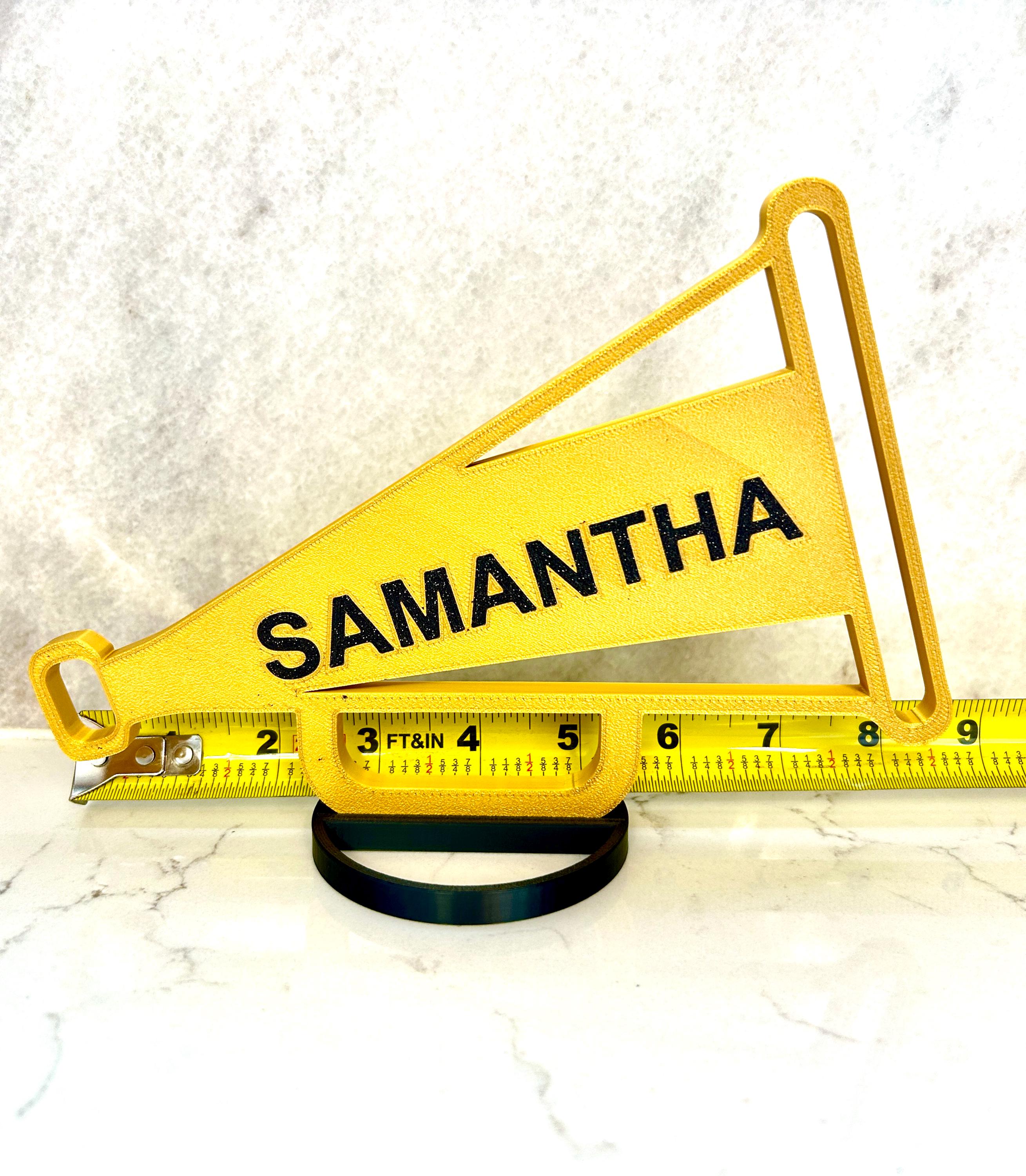 Cheerleader Megaphone Banquet Centerpiece Personalized