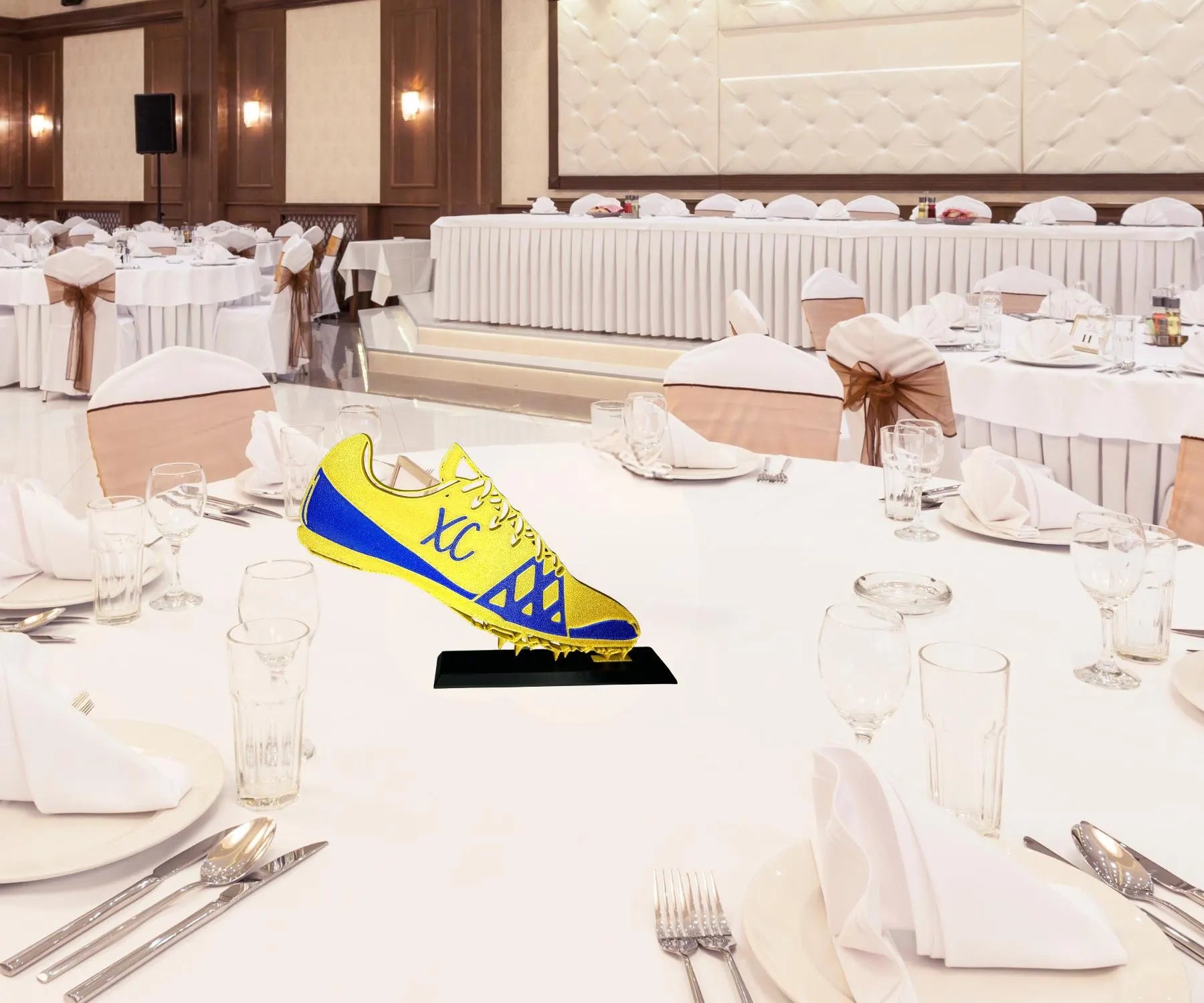 Cross Country Shoe Centerpiece
