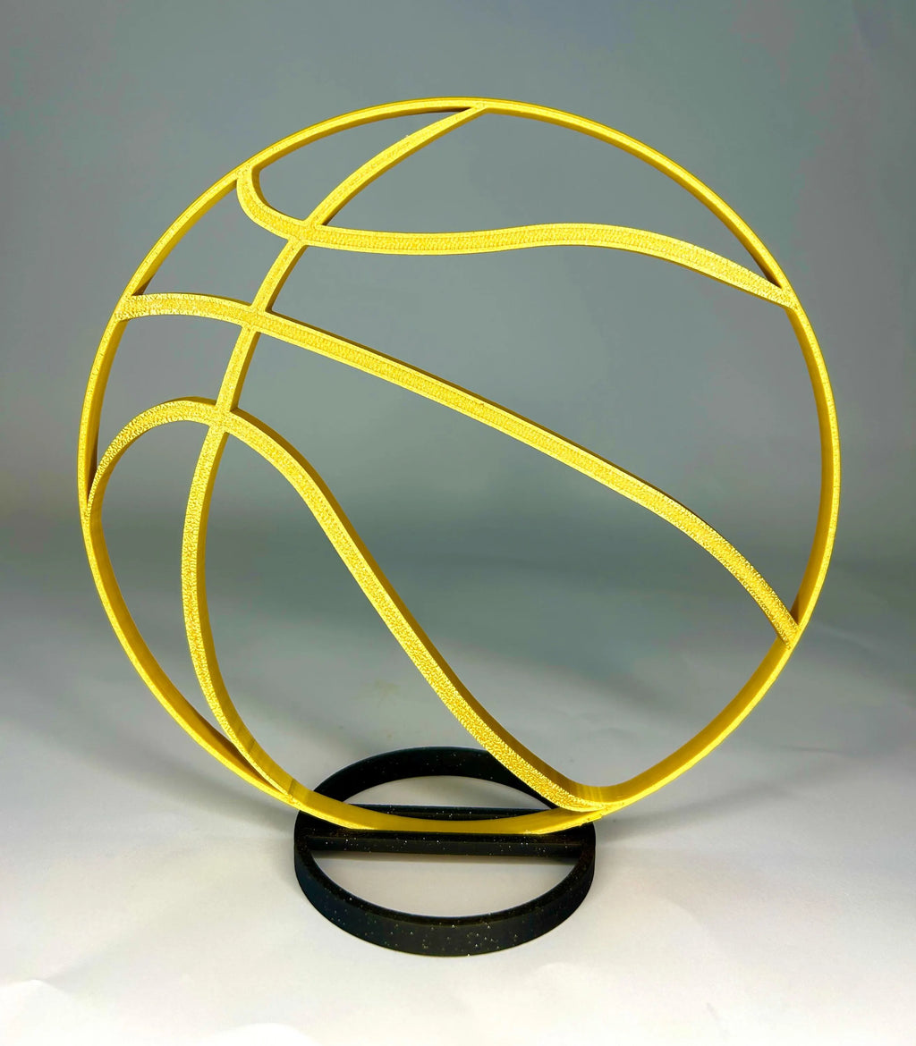 Gold Basketball used for Graduation Party Table centerpiece 